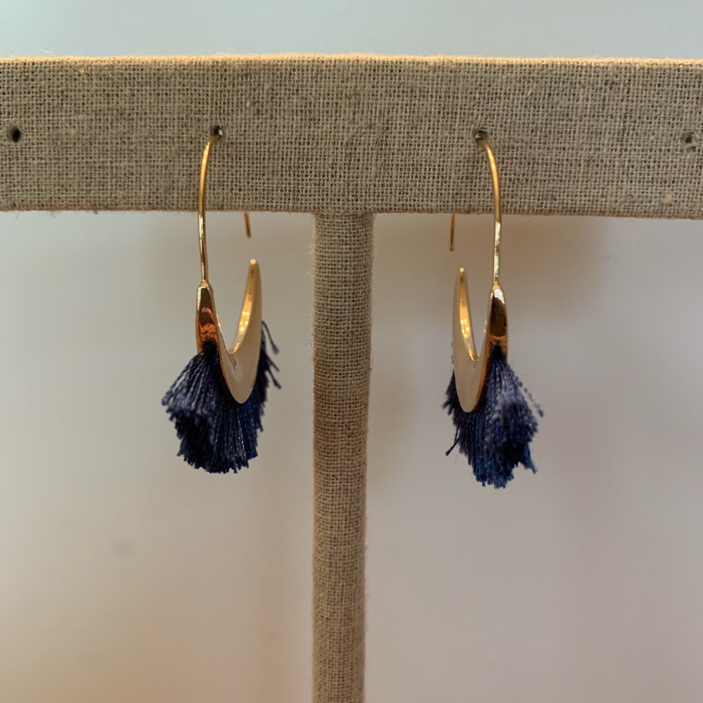 Tassel Hoops - Picture 3 of 4